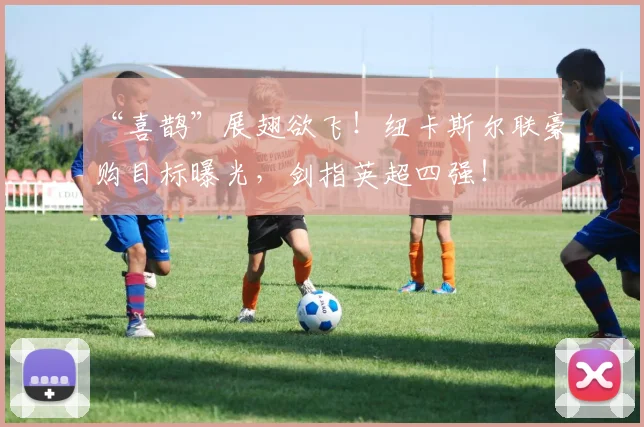 “喜鹊”展翅欲飞!纽卡斯尔联豪购目标曝光,剑指英超四强!