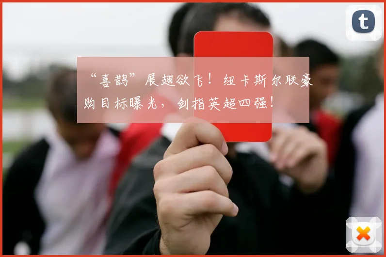 “喜鹊”展翅欲飞!纽卡斯尔联豪购目标曝光,剑指英超四强!